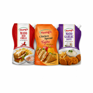Young's Chicken Fajita, Mayo Garlic & Red Chilli Bundle 200 ml