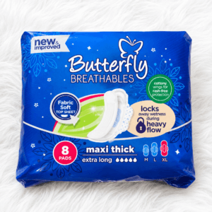 Butterfly Breathables Extra Long 8p