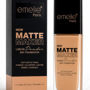 Emelie New Matte Maker 2 in 1 Foundation