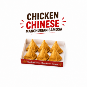 Home Made Chicken Chinies Manchurian Samosa 6 pcs