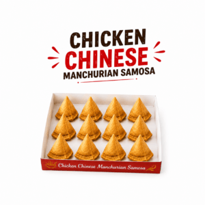Home Made Chicken Chinies Manchurian Samosa 12 pcs
