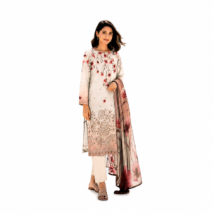 Hooria Tahir 3-piece ladies’ unstitched lawn suit