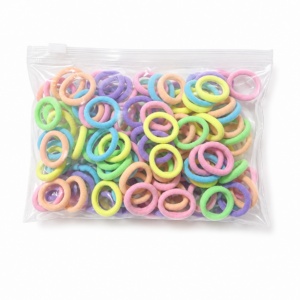 Mini Colorful Hair Elastic Bands (Multi-Color Pack)