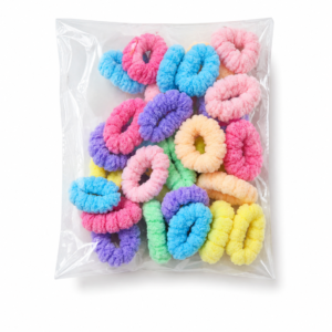 Colorful Plush Hair Scrunchies (Pack of Multiple Colors)