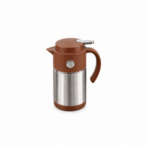 Elegant stainless steel vacuum thermos